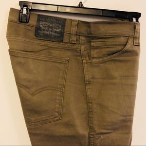 Levi’s 510 dark olive green jeans 36x32